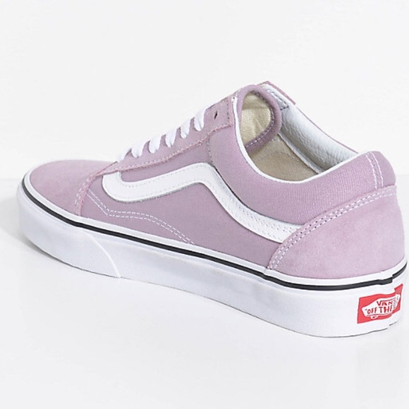 Vans Old Skool Sea Fog & True White Skate Shoes - Picture 3 of 5